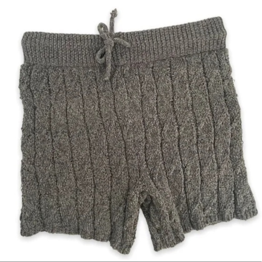 Free people Intimacy Draw string Knit grey  Shorts